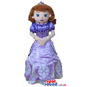 Mascot costume of little princess sofia the first - Custom