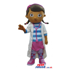 Mascot costume of dr mc stuffins - Custom Mascots