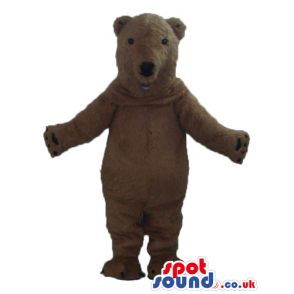 Smiling brown bear - your mascot in a box! - Custom Mascots