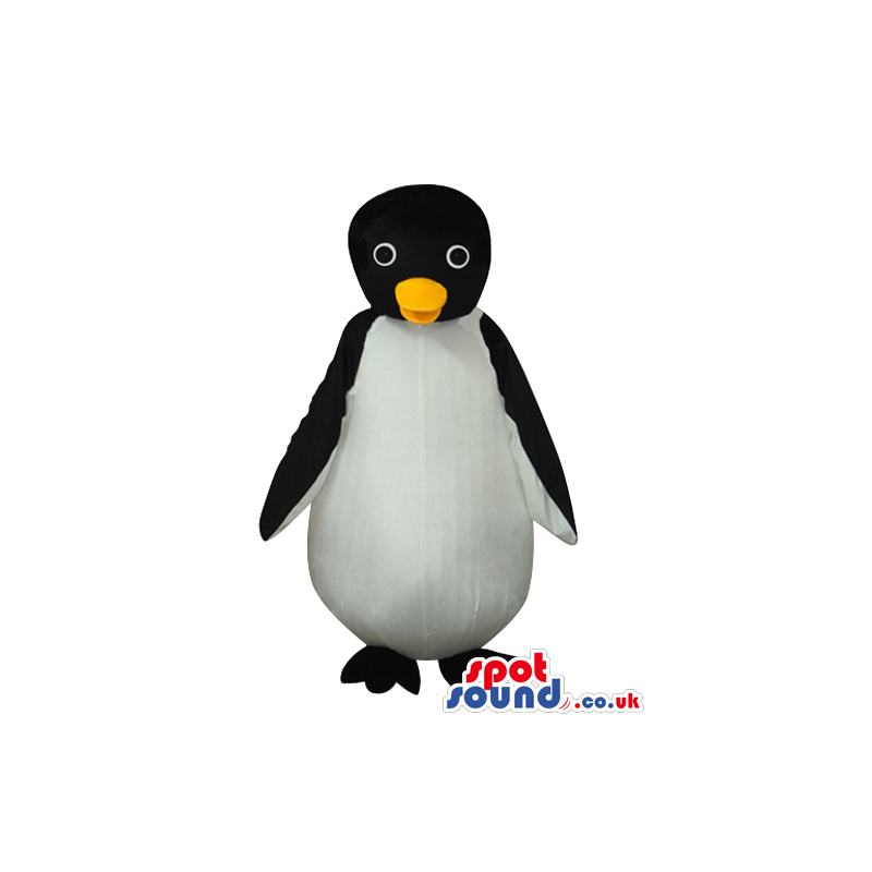 Young Penguin Animal Plush Mascot With A Round Body - Custom