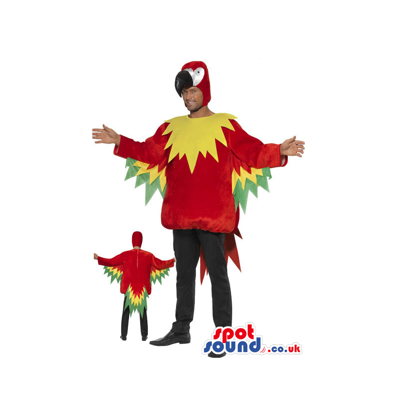 Awesome Big Parrot Adult Size Costume Or Plush Mascot - Custom