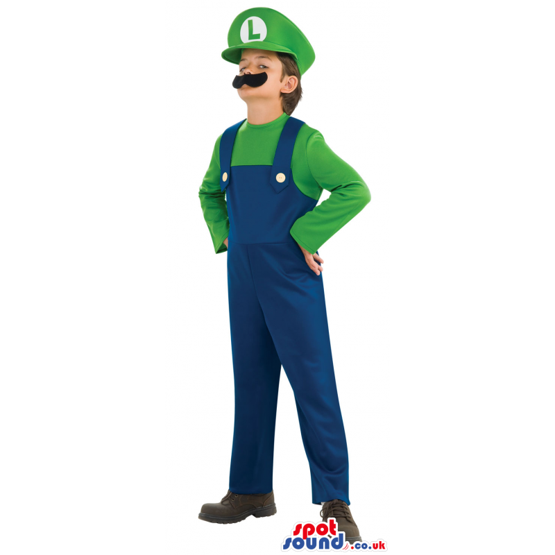 Buy Mascots Costumes in UK - Mario Bros. Luigi Video Game Character ...
