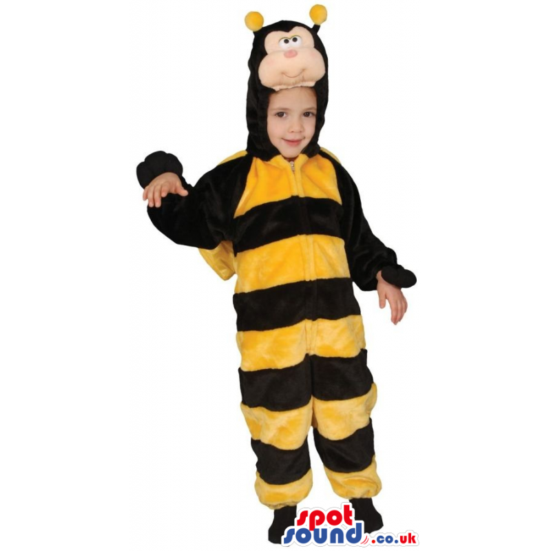 Big Striped Garden Bee Children Size Plush Costume - Custom