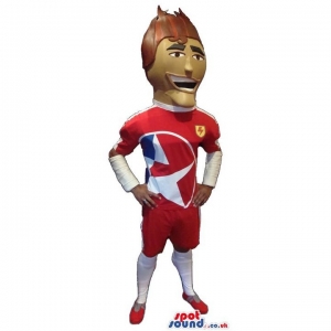 SPOTSOUND UK Mascot of the day : Human Character Mascot Wearing Football Player Clothes. Discover our #spotsound #uk #mascots and all other Sports mascoton our webiste : https://bit.ly/3sKy4o1519. #mascot #costume #party #marketing #events #mascots https://www.spotsound.co.uk/sports-mascot/3885-human-character-mascot-wearing-football-player-clothes.html