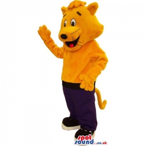 SPOTSOUND UK Mascot of the day : Orange Big Cat Plush Animal Mascot Wearing Black Shorts. Discover our #spotsound #uk #mascots and all other Cat mascotson our webiste : https://bit.ly/3sKy4o1531. #mascot #costume #party #marketing #events #mascots https://www.spotsound.co.uk/cat-mascots/3897-orange-big-cat-plush-animal-mascot-wearing-black-shorts.html