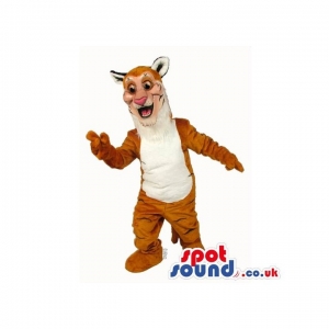 SPOTSOUND UK Mascot of the day : Tiger Animal Plush Mascot With A White Belly And Pink Face. Discover our #spotsound #uk #mascots and all other Tiger mascotson our webiste : https://bit.ly/3sKy4o1499. #mascot #costume #party #marketing #events #mascots https://www.spotsound.co.uk/tiger-mascots/3865-tiger-animal-plush-mascot-with-a-white-belly-and-pink-face.html