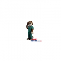 SPOTSOUND UK Mascot of the day : Brown Dog Animal Mascot Wearing Vet Doctor Clothes. Discover our #spotsound #uk #mascots and all other Dog mascotson our webiste : https://bit.ly/3sKy4o1462. #mascot #costume #party #marketing #events #mascots https://www.spotsound.co.uk/dog-mascots/3824-brown-dog-animal-mascot-wearing-vet-doctor-clothes.html