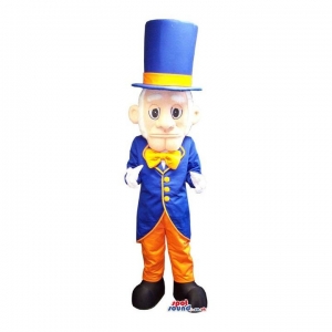 SPOTSOUND UK Mascot of the day : Human Mascot Wearing Flashy Clothes, A Top Hat And Bow Tie. Discover our #spotsound #uk #mascots and all other Human Mascotson our webiste : https://bit.ly/3sKy4o1510. #mascot #costume #party #marketing #events #mascots https://www.spotsound.co.uk/human-mascots/3876-human-mascot-wearing-flashy-clothes-a-top-hat-and-bow-tie.html
