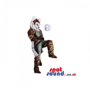 SPOTSOUND UK Mascot of the day : Tiger Animal Plush Mascot Wearing Sports Clothes With A Football. Discover our #spotsound #uk #mascots and all other Tiger mascotson our webiste : https://bit.ly/3sKy4o1498. #mascot #costume #party #marketing #events #ma... https://www.spotsound.co.uk/tiger-mascots/3864-tiger-animal-plush-mascot-wearing-sports-clothes-with-a-football.html