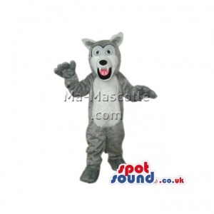 SPOTSOUND UK Mascot of the day : Grey Wolf Animal Plush Mascot With Open Mouth And Pink Tongue. Discover our #spotsound #uk #mascots and all other Mascots Wolfon our webiste : https://bit.ly/3sKy4o1533. #mascot #costume #party #marketing #events #mascots https://www.spotsound.co.uk/mascots-wolf/3899-grey-wolf-animal-plush-mascot-with-open-mouth-and-pink-tongue.html