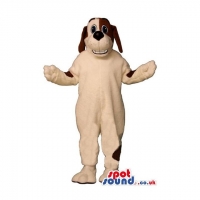 SPOTSOUND UK Mascot of the day : Brown And White Customizable Dog Animal Mascot With Teeth. Discover our #spotsound #uk #mascots and all other Dog mascotson our webiste : https://bit.ly/3sKy4o293. #mascot #costume #party #marketing #events #mascots https://www.spotsound.co.uk/dog-mascots/2495-brown-and-white-customizable-dog-animal-mascot-with-teeth.html